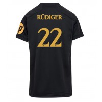 Fotbalové Dres Real Madrid Antonio Rudiger #22 Dámské Alternativní 2023-24 Krátký Rukáv